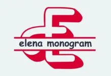 Elena Monogram Font Elena Monogram Font Poster 1