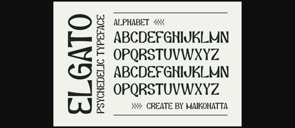 Elgato Font Poster 4