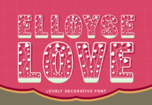 Elloyse Love Font Poster 1