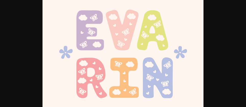 Evarin Font Poster 3