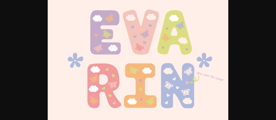 Evarin Font Poster 4