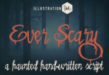 Ever Scary Font Poster 1