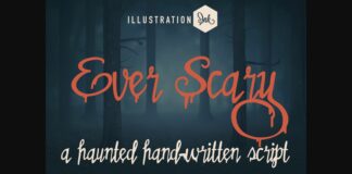 Ever Scary Font Poster 1