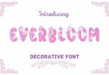 Everbloom Font Poster 1