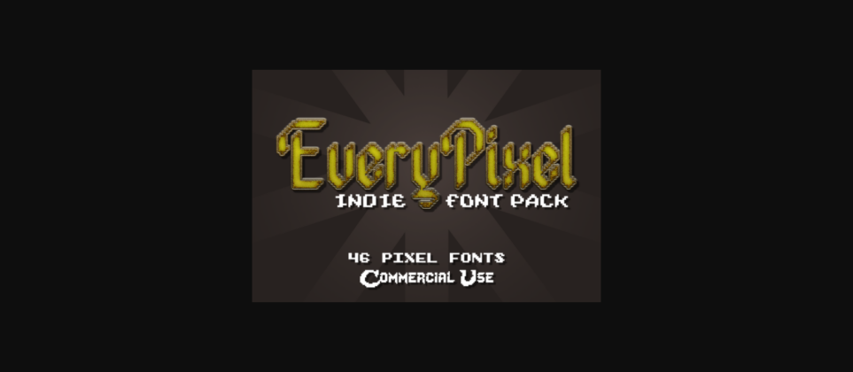 Every Pixel Font Poster 3