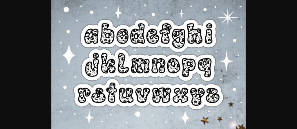 Evil Night Font Poster 5