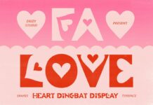 Falove Font Poster 1