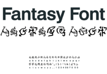 Fantasy Font Poster 1