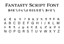Fantasy Script 1 Font Poster 1
