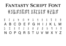 Fantasy Script 15 Font Poster 1