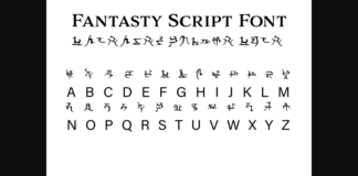 Fantasy Script 2 Font Poster 1