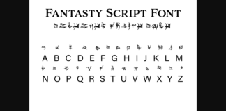 Fantasy Script 3 Font Poster 1