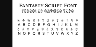 Fantasy Script 4 Font Poster 1