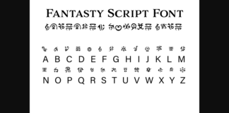 Fantasy Script 5 Font Poster 1