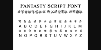 Fantasy Script 7 Font Poster 1