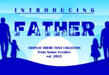 Father Font Poster 1