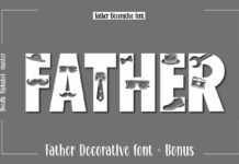 Father Font Poster 1