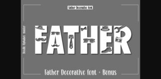 Father Font Poster 1