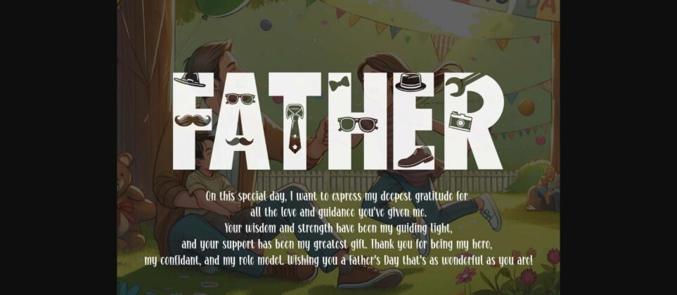 Father Font Poster 6