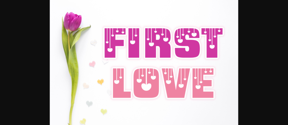 First Love Font Poster 3