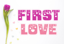First Love Font Poster 1