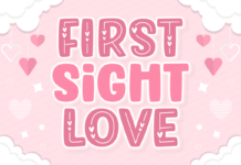 First Sight Love Font First Sight Love Font Poster 1