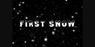 First Snow Font Poster 1