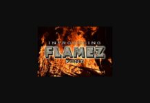Flamez Font Poster 1