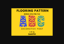 Flooring Font Flooring Font Poster 1