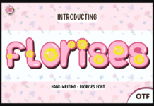 Florises Font Poster 1