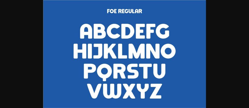 Fooe Fooe Font Poster 10