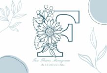 Fox Flower Monogram Font Poster 1