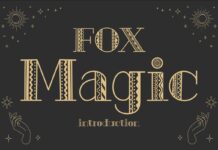Fox Magic Font Poster 1