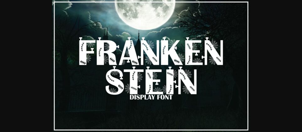 Frankenstein Font Poster 3