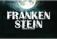 Frankenstein Font Frankenstein Font Poster 1