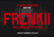 Frenkii Font Poster 1