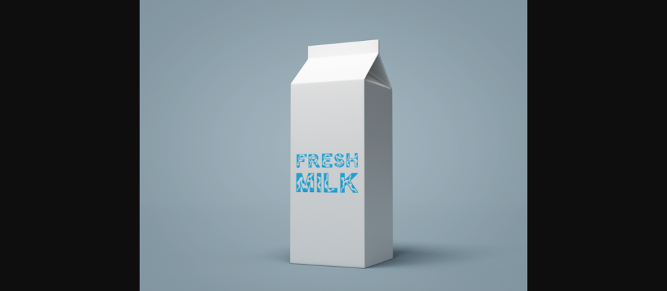 Fresh Milk Font Poster 4