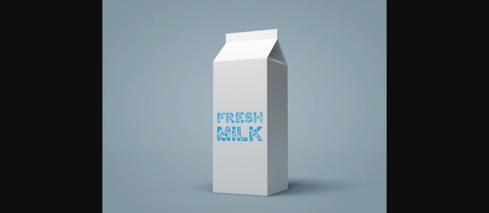 Fresh Milk Font Poster 2