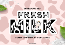 Fresh Milk Font Poster 1