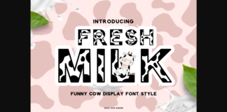Fresh Milk Font Poster 1