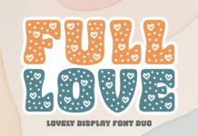 Full Love Font Poster 1