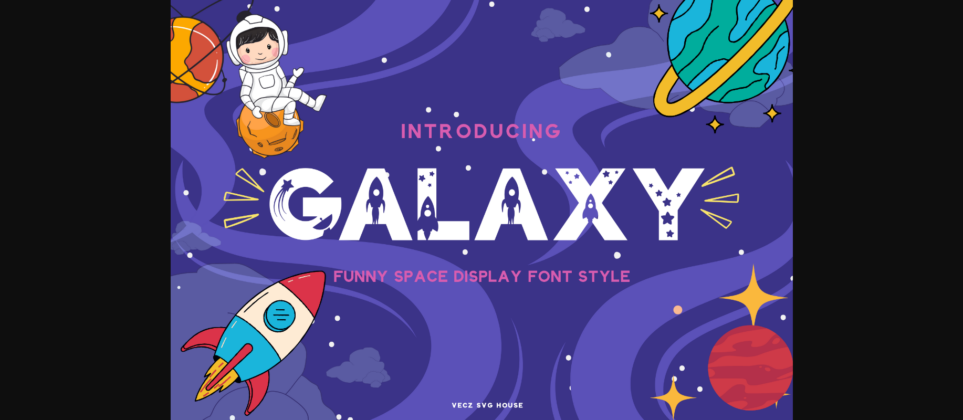 Galaxy Font Poster 3