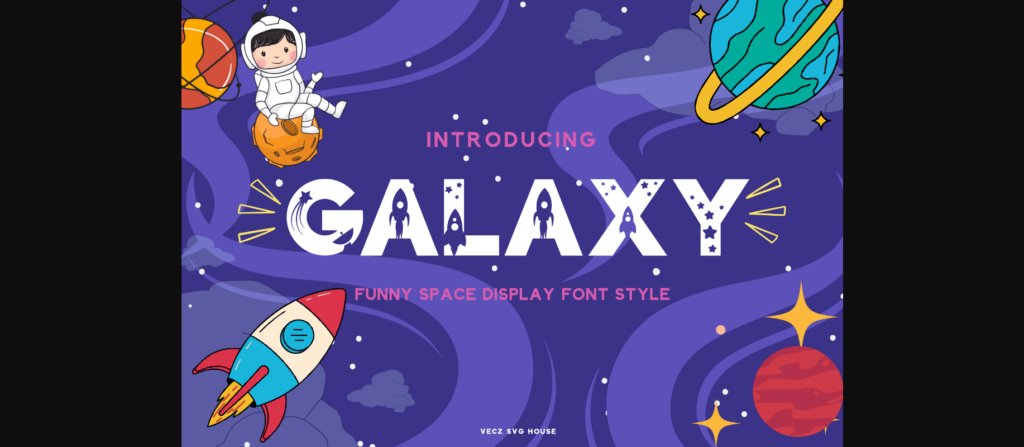 Galaxy Font Poster 1