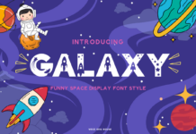 Galaxy Font Poster 1