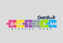 Geduk Autism Font Poster 1