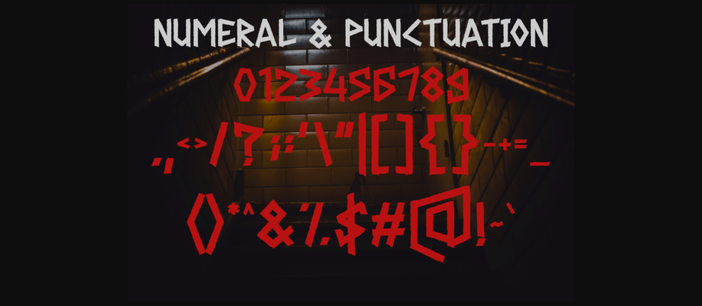 Gerasol - Hardcore Font Poster 5