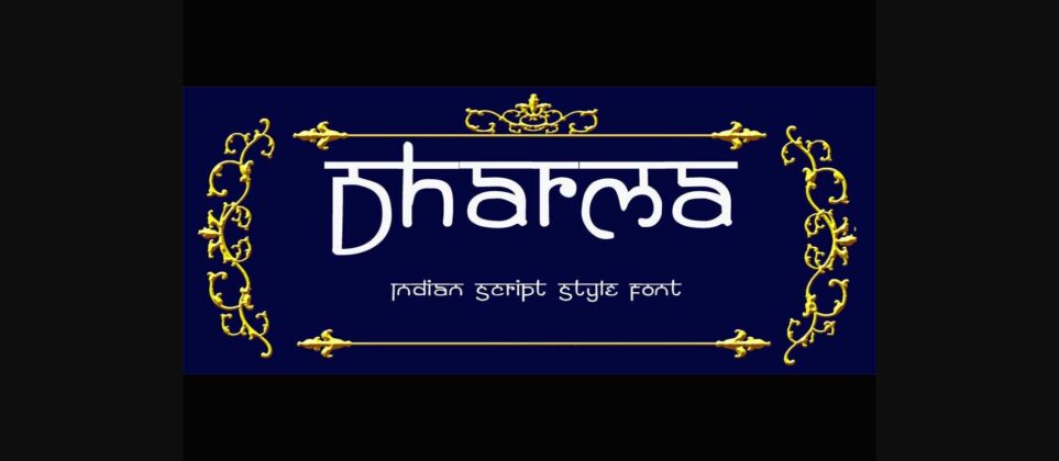 Gharma Font Poster 3
