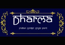 Gharma Font Poster 1