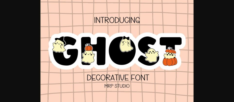 Ghost Font Poster 3