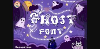 Ghost Fonts Font Poster 1